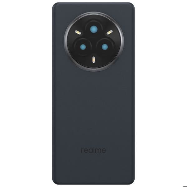 Erstatningsbatteri med indbygget klæb for Realme 14 Pro, mørkegrå Grå