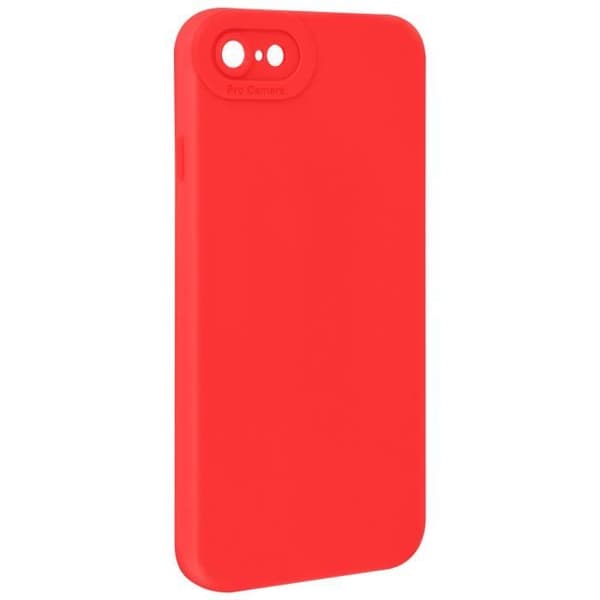 Coque til iPhone 7/8/SE 2020/SE 2022 - AVIZAR - Silikone - Rød - Semi-rigid - Soft-touch Röd