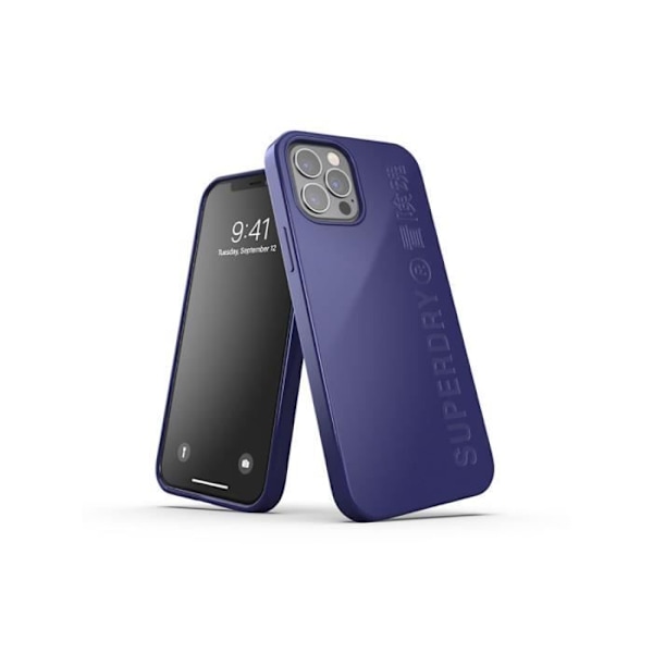 Coque til Apple iPhone 12 / 12 Pro - Superdry - Snap Case Komposterbar - Blå Blå