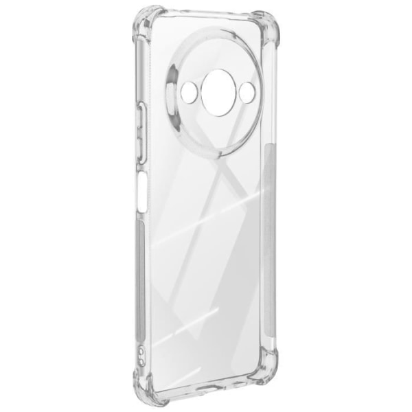 Fodral till Xiaomi Redmi A3 - AVIZAR - Silikonhörn Bumper Stötsäker Transparent Transparent