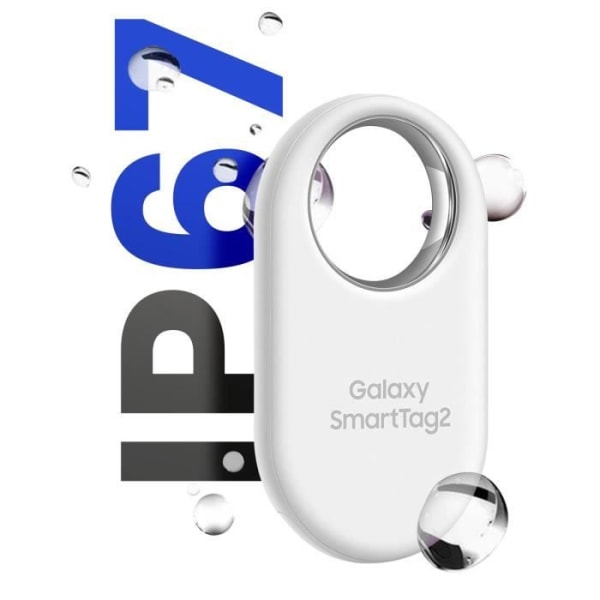 Galaxy SmartTag 2 Tracker Plats Bluetooth NFC-teknik Samsung Vit