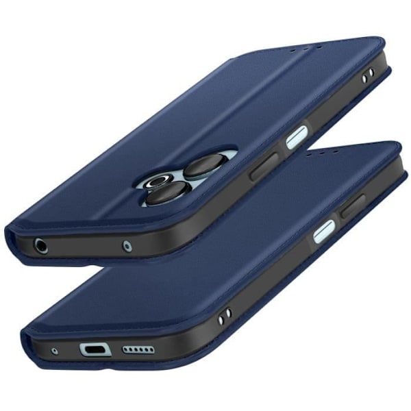 Kotelo Xiaomi Redmi 13:lle - AVIZAR - Kääntökorttipidike ja videotuki - Midnight Blue Blå