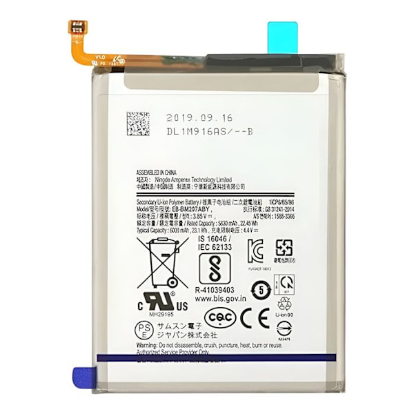 Akku - AVIZAR - Galaxy A26 - 5000mAh - Litiumioni - Harmaa Grå