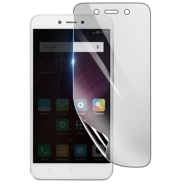 Näytönsuoja - 3MK - Xiaomi Redmi 4X - Iskunkestävä Hydrogeeli - Naarmuuntumaton - Läpinäkyvä Transparent