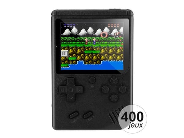 Konsol emulator 400 spil Retro Model Sort Svart