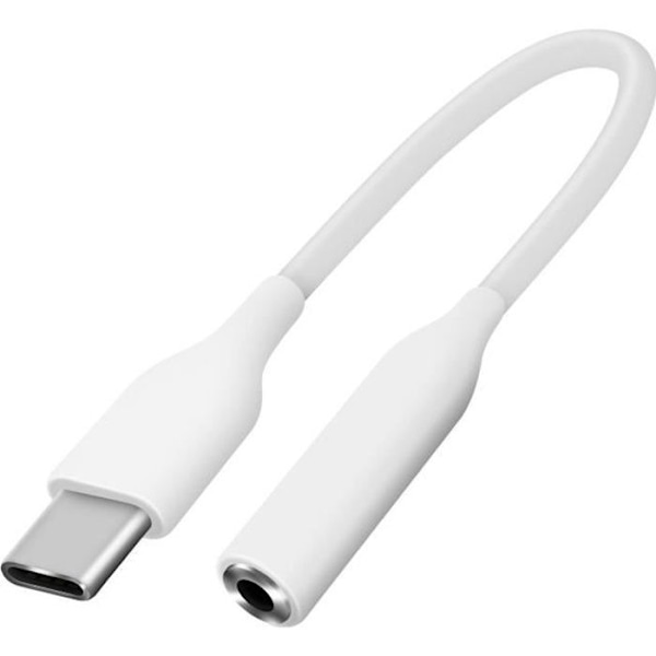 USB-C til 3,5 mm jack-lydadapter Kompakt kvalitetslyd Samsung White