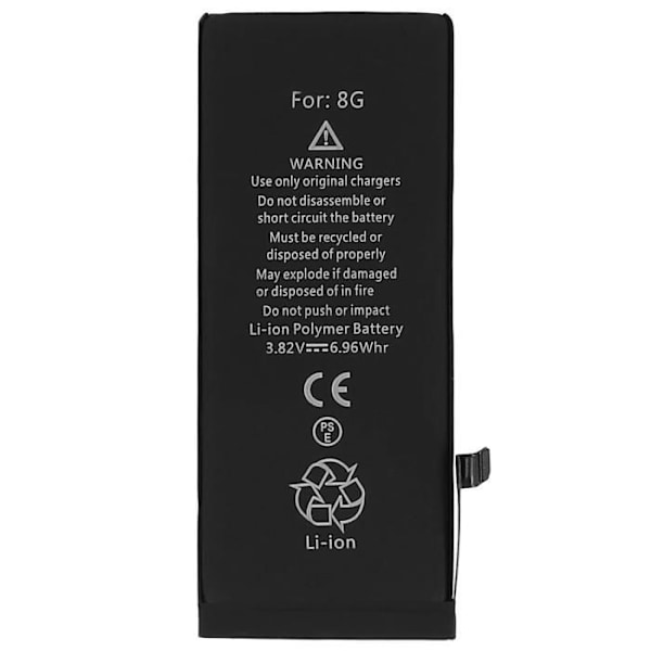 Internbatteri - AVIZAR - iPhone 8 - 1821mAh - Lithium-Ion - Kompatibel 1IP3/39/94