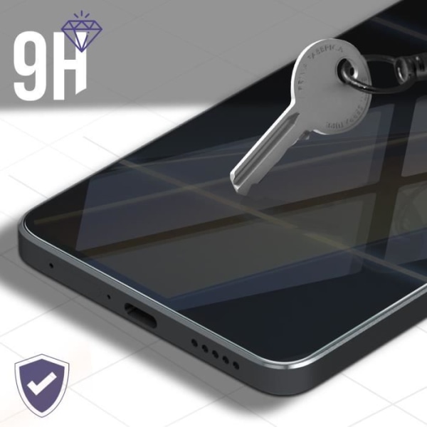 Härdat glas för Xiaomi Poco X6 Pro 5G 9H hårdhet Anti-Scratch H Series iMak Transparent