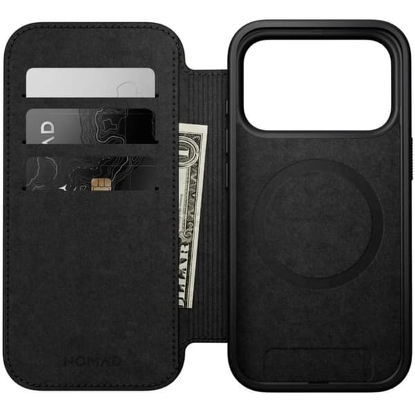 iPhone 18 Pro Etui i Læder Kompatibel med MagSafe og Qi2 Stødabsorberende Nomad Lys Brun brun
