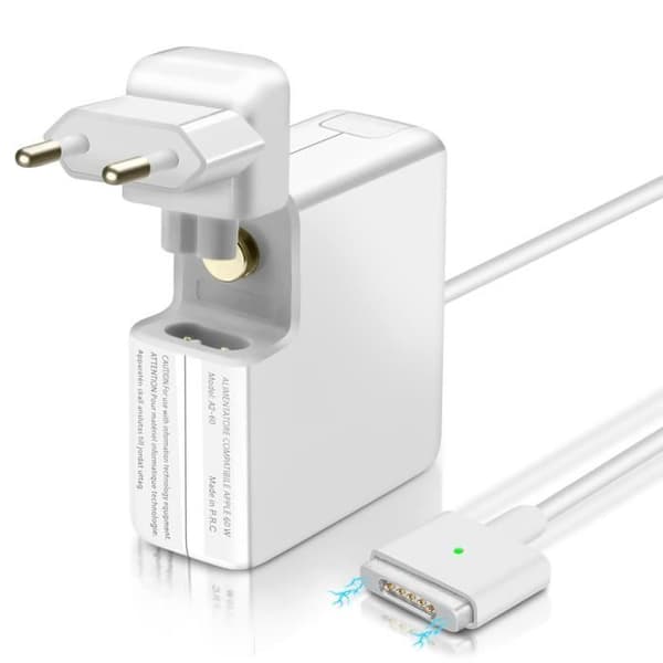 Seinälaturi - LINQ - A2-60 - 60 W - MagSafe 2 - MacBook 13" Vit