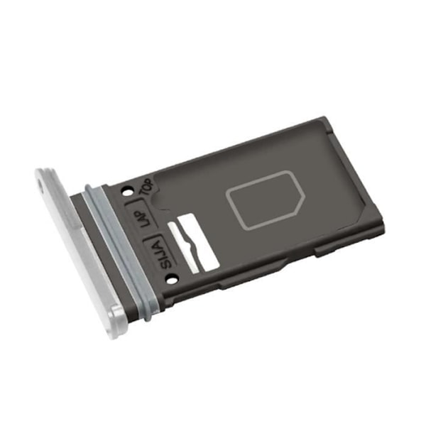 Ersättningsfack för SIM-kort - Samsung Galaxy S22 - Vit - 2 Nano SIM-kortplatser Vit