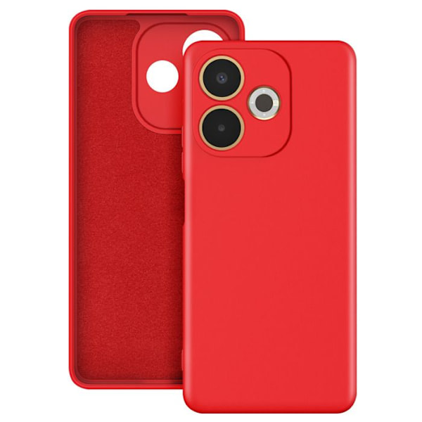 "Oppo A5 Pro Suojakuori Silikoni Pehmeä Kosketus Punainen"