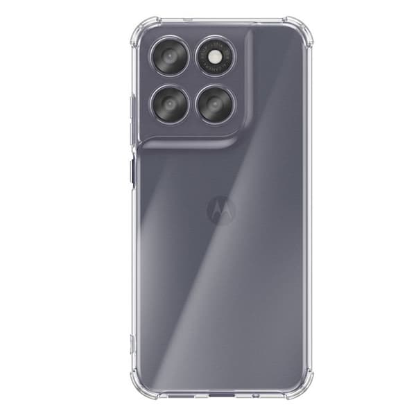 Bumper Cover til Motorola Moto G87 Stødabsorberende Transparent Vit