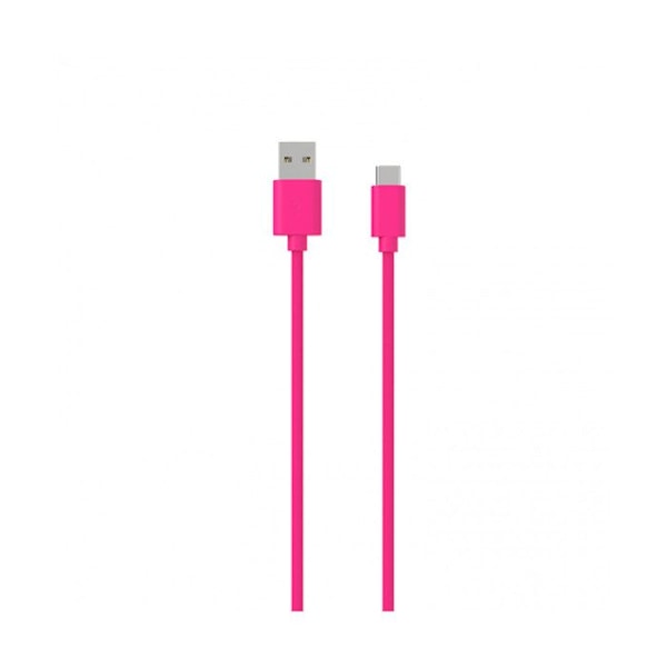 USB-C - USB-A -kaapeli 3A lataukseen ja synkronointiin POP-kokoelma 1,5m Jaym Rose Rosa