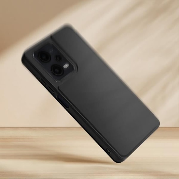 Hårdt etui til Xiaomi Redmi Note 12 5G - XIAOMI - Indbyggede kortholdere - Sort Svart