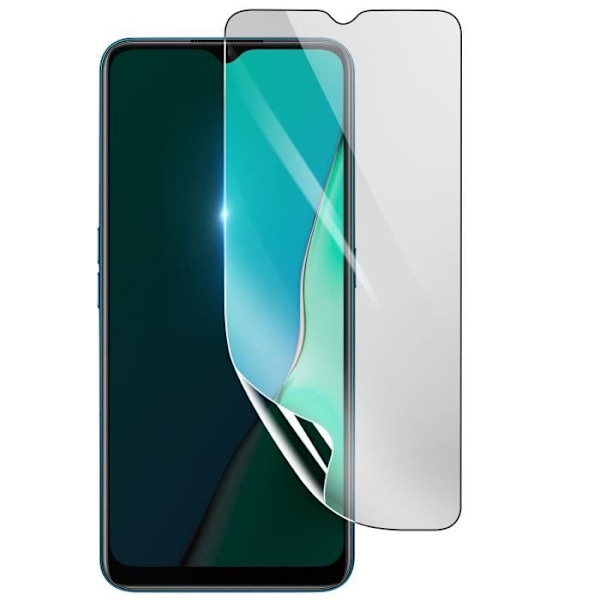 Skärmskydd - 3MK - Oppo A9 2020 - Stötsäker Hydrogel - Transparent - Reptålig Transparent
