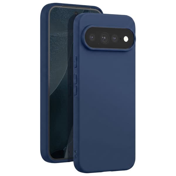 Silicone Cover til Pixel 11 Pro XL, Stødabsorberende, Olieforsinket, Mørkeblå Blå