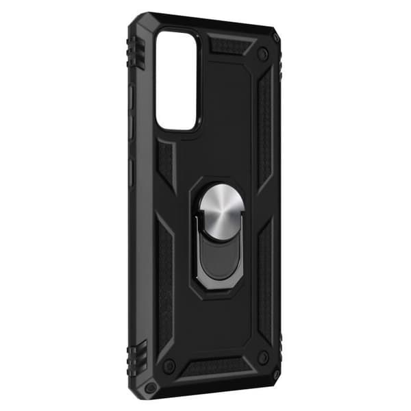 Cover - Samsung - Galaxy S20 FE - Stødabsorberende - To-materiale - Sort videoholder svart