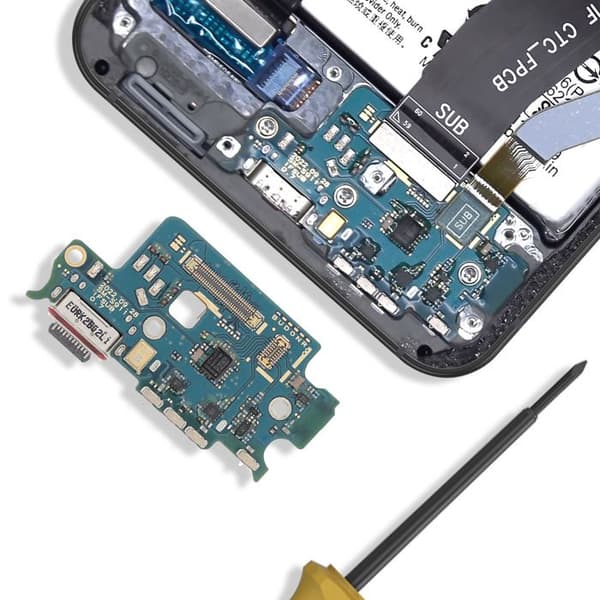 USB-C-latausliitin - AVIZAR - Galaxy S23 - SIM-kortinlukija - Microfon - Vihreä Grön