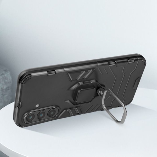Coque för Samsung Galaxy A26 Ringstöd Stötsäker Svart Svart