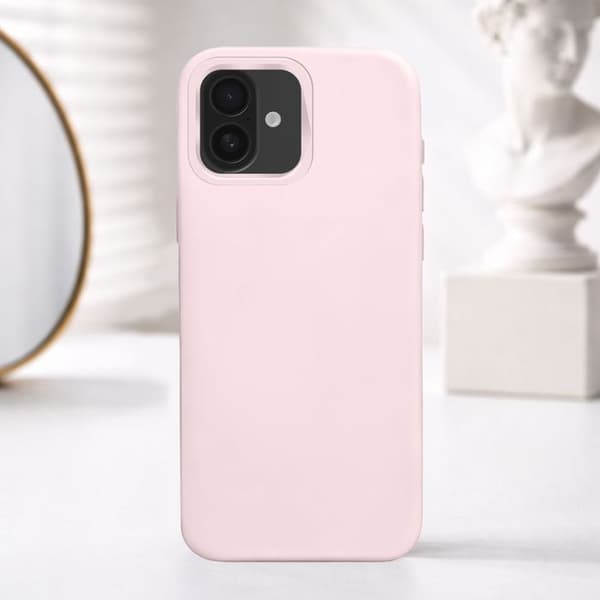 Skal för iPhone 16 Plus Extremt Stötsäkert ShockSpread ECO Design Premium Rhinoshield Rosa Ros