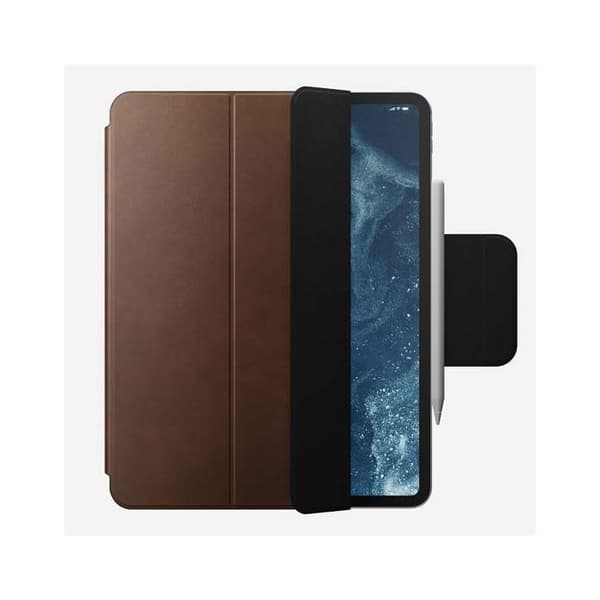 Lædercover til iPad Pro 13 Tommer Nomad svart brun