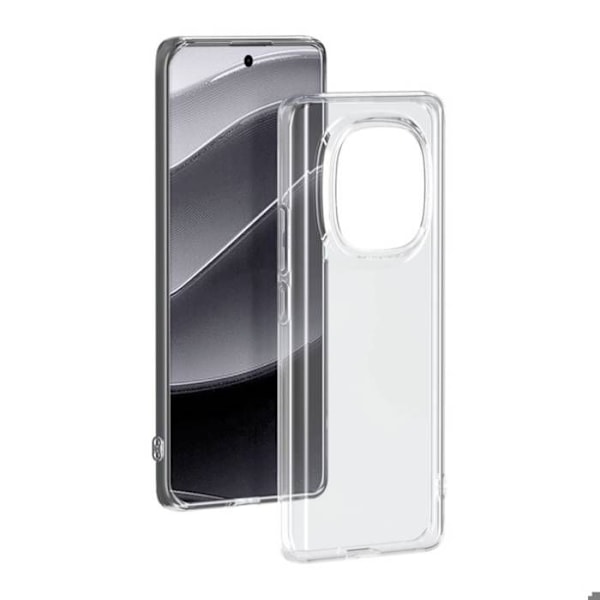 Baksida för Xiaomi Redmi Note 14 Pro Plus 5G Ekodesignad Mjuk BigBen Connected Transparent Vit