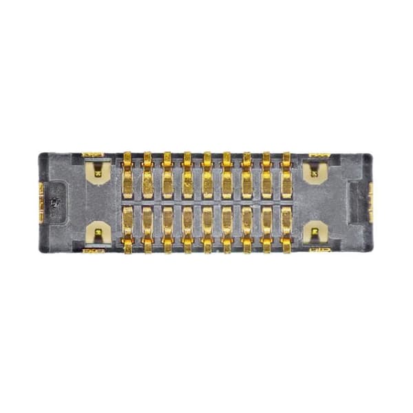 Touch FPC Connector til iPhone XR Sort - AVIZAR - Erstatnings Touch FPC Connector - Sort - 10 g Svart