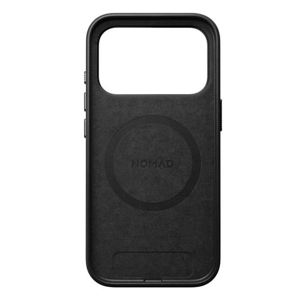 Nomad Traditionel Camino Læder Etui til iPhone 18 Pro Sort - NM017910858 Svart