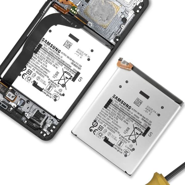 Erstatningsbatteri til Galaxy S25 Edge Li-ion 3.9V 3900mAh Service Pack Samsung Grå Grå