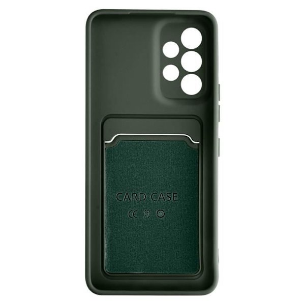 Coque - FORCELL - Samsung Galaxy A53 5G - Syntetiskt silikon - Kortficka - Halkskyddande Grön