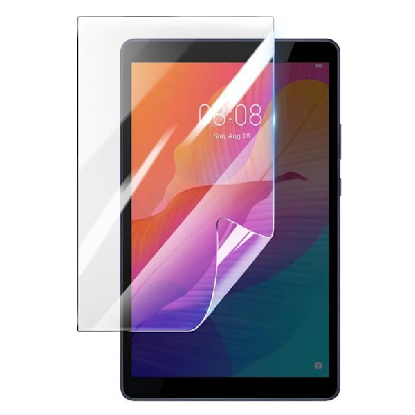 Skärmskydd - 3MK - Huawei MatePad T8 - Stötsäker Hydrogel - Reptålig - Genomskinlig Transparent