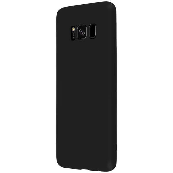 Coque - Forcell - Galaxy S8 - Soft Touch - Silikongel - Svart Svart