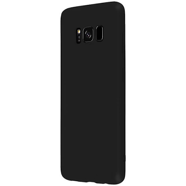 Coque - Forcell - Galaxy S8 - Soft Touch - Silikoni Geli - Musta Svart