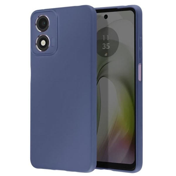 Coque til Motorola Moto E14 Blød Mat Mørkeblå Blå