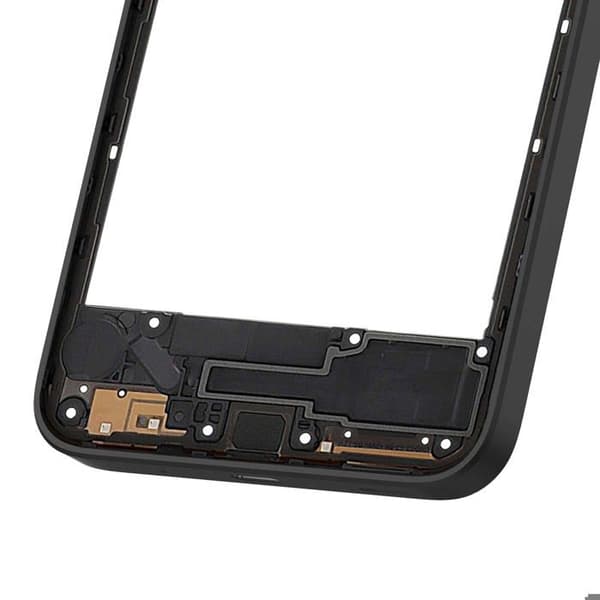 Ersättningscentralchassi för Galaxy A17 5G Service Pack Samsung Svart Svart