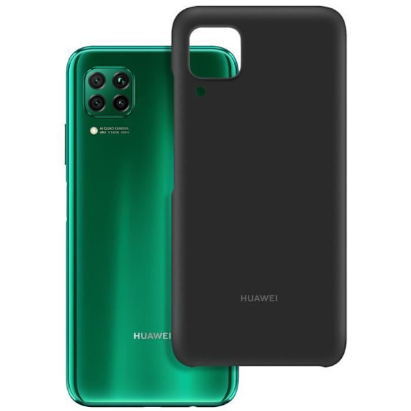 Coque - HUAWEI - P40 Lite - Hård - Stødabsorberende - Mat Sort Svart