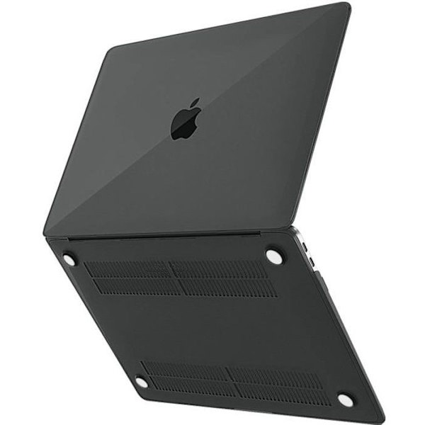 Beskyttelsescover - AVIZAR - MacBook Air 13'' 2018 - Stødabsorberende - Polycarbonat - Sort Transparent Svart Transparent