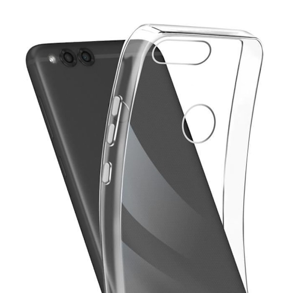 Coque til Honor 7X Silikone Blød Design Tynd Let Gennemsigtig Transparent