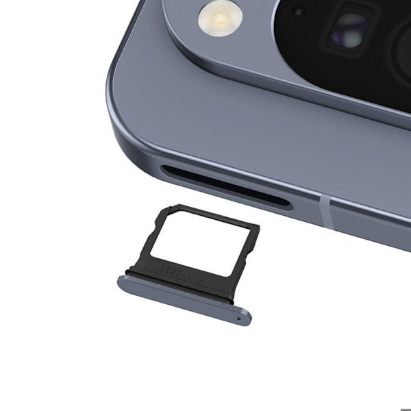 Erstatningsskuffe til Nano SIM til Google Pixel 10 Pro Grå Grå