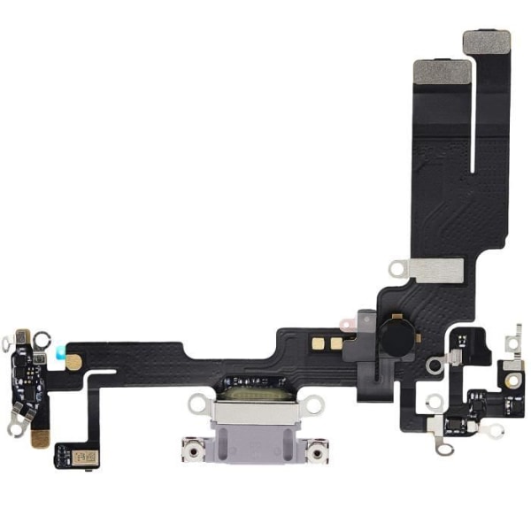 Lightning Charge Connector til iPhone 14 med mikrofon lilla Lila