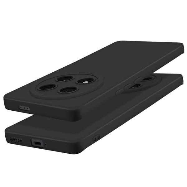 Coque - Honor - Magic 7 Lite - Blød Silikone - Beskyttet Kamera - Elegant Svart