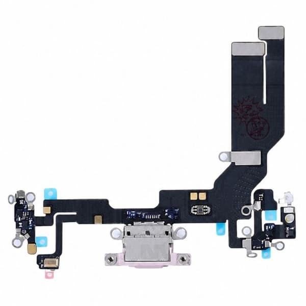 USB-C opladerstik med mikrofon til iPhone 17 i rosa Ros