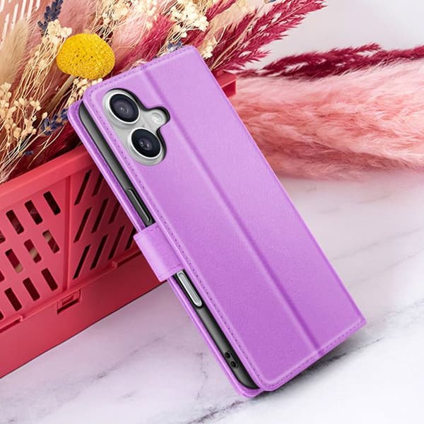Plånboksetui - ZANAÉ - iPhone 17 - Lila - Videostöd - Magnetflik Lila