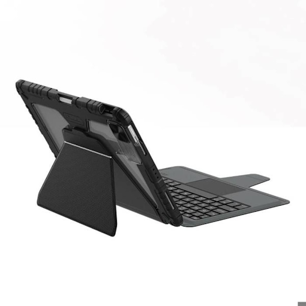 Étui til baggrundsbelyst tastatur til iPad Air / Pro 11" forstærket bumper Link Nillkin sort
