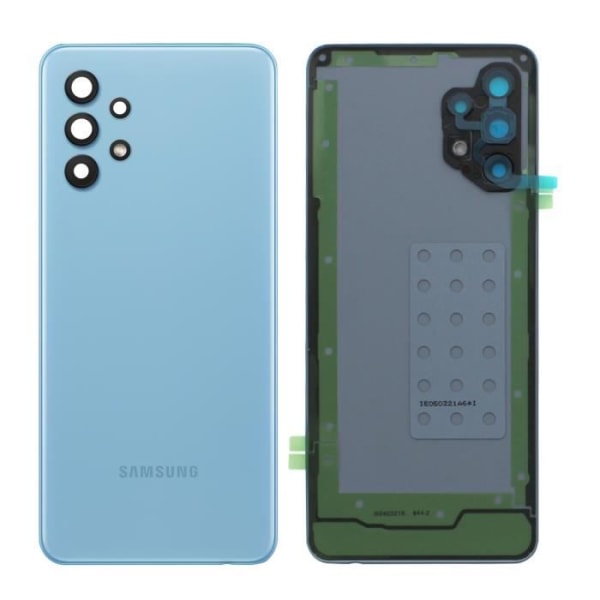 Batteri Cache - Samsung - Galaxy A32 5G - Blå - Reservdel - Inbyggd Lim Blå