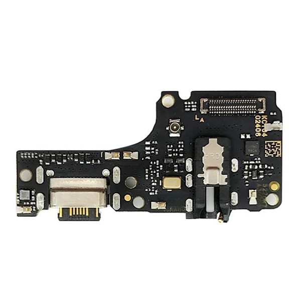 USB-C Latausliitin - Xiaomi - Redmi Note 10s - Musta - Vaihto - CE- ja RoHS-yhteensopiva svart