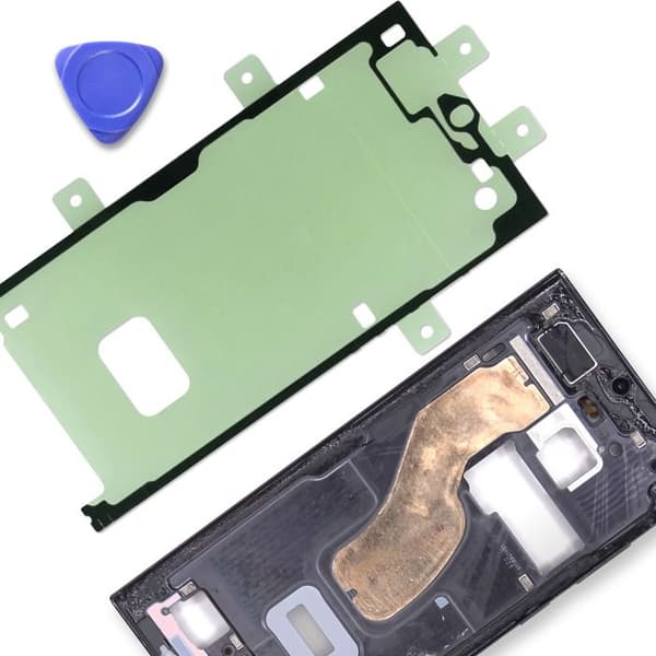Skärmlim för Samsung Galaxy S23 Ultra Solid Fixering Original Samsung Black Svart