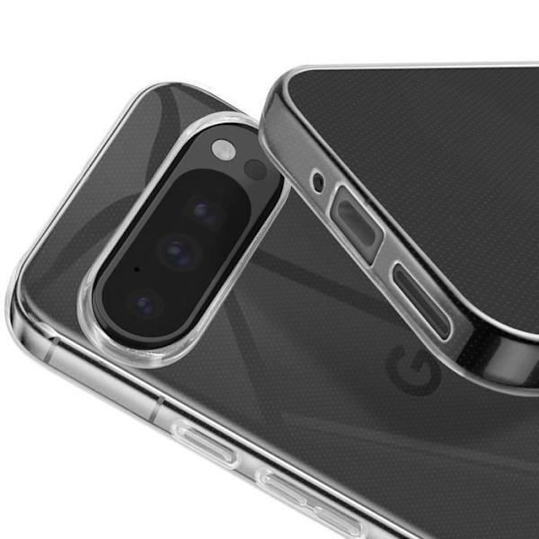 Suojauspaketti Google Pixel 9 Pro XL -kotelolle ja karkaistulle lasille Mayaxess Transparent Transparent