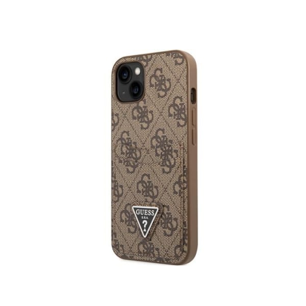 Etui til Apple iPhone 14 Plus PU 4G kortholder Guess Brown kastanj